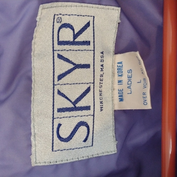 Vintage SKYR purple puffer coat - Picture 2 of 7